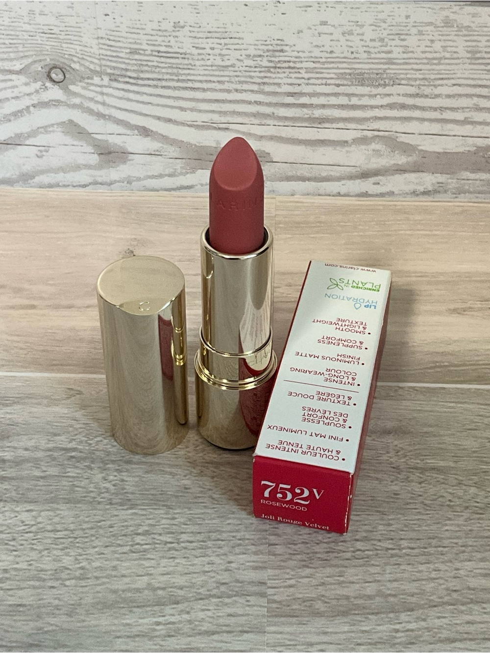 Clarins Joli Rouge Velvet Lipstick 752V - new in box